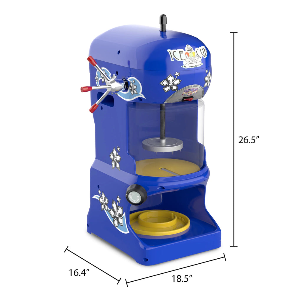 Ice Cube Shaved Ice Machine, Electric Block Ice Shaver & Snow Cone Maker W8067
