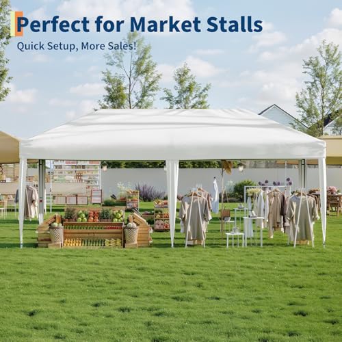 Pop Up Canopy Tent with Roller Bag, Adjustable Height U660