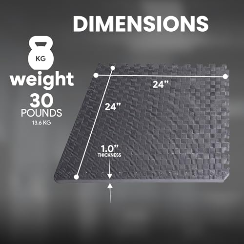 Puzzle Exercise Mat with EVA Foam Interlocking Tiles for MMA, Gymnastics and Home Gym H787