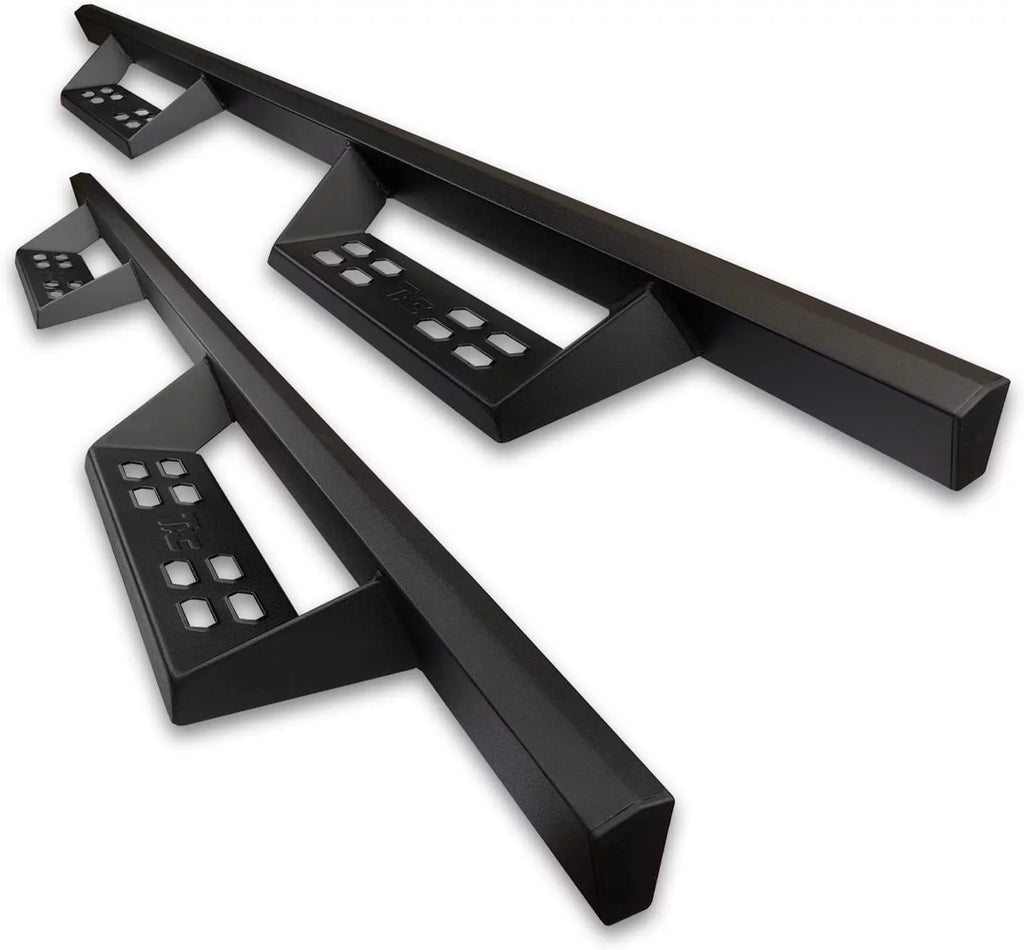 TAC Sniper Running Boards Compatible with 2019-2023 Ford Ranger SuperCrew Cab Truck Pickup 4" Drop Fine Texture Black Side Steps Nerf Bars Rock Slider Armor Off-Road Accessories (2pcs)