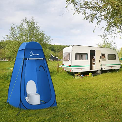 Pop Up Privacy Shower Tent Portable Outdoor Camping Shelter Y93314