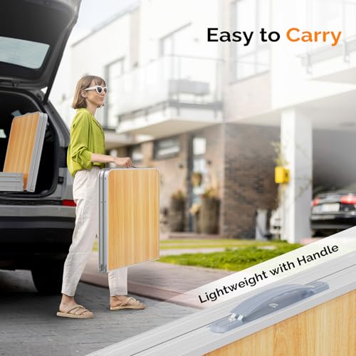 3ft Aluminum Folding Camping Table with Carrying Handle O3096