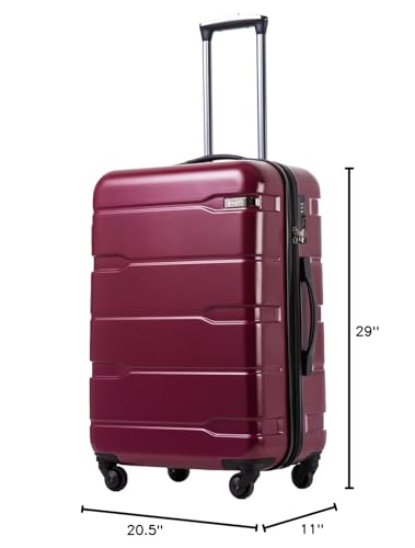 PC+ABS Spinner Suitcase with TSA Lock, 20/24/28 Inch Carry-On E252731