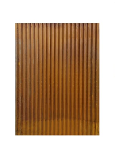 Rustic Corrugated Metal Wainscoting Roll - 10 Foot Q16477