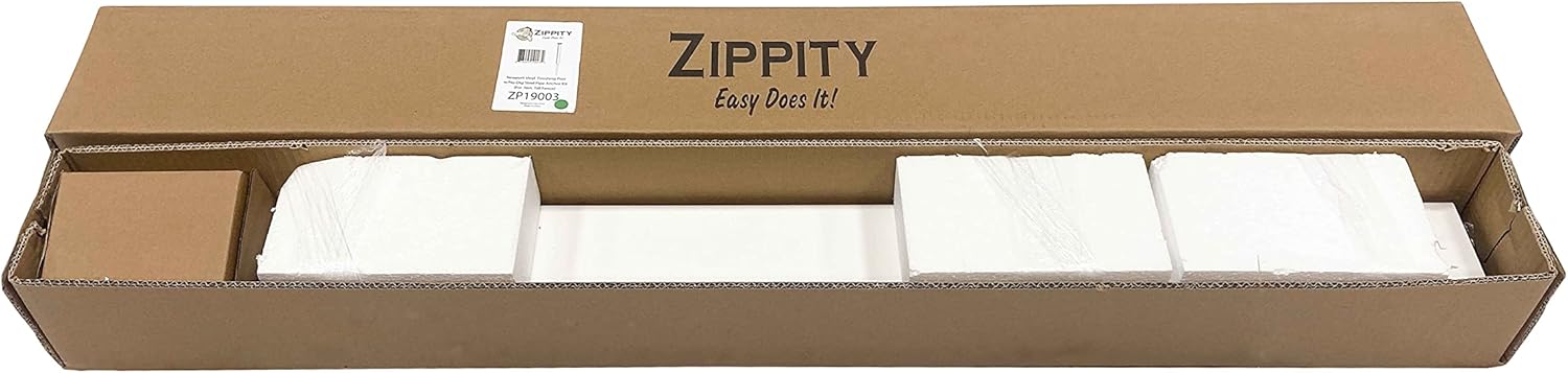 Vinyl Post, 3 ft Tall, White T9619