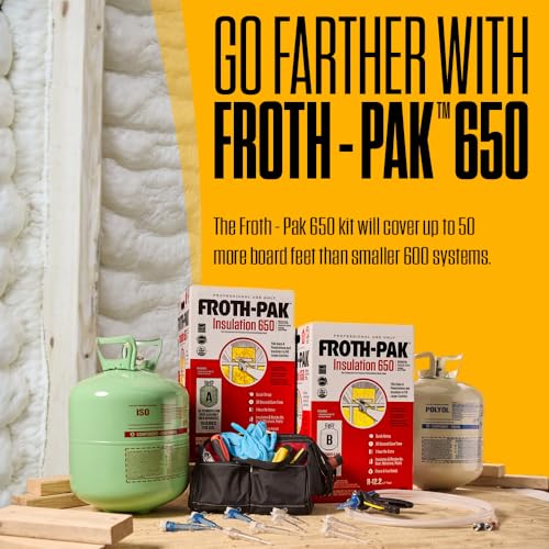 Spray Foam Insulation Kit, 30 ft Hose, Closed Cell Polyurethane I146428