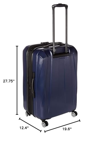 Hardside Expandable Carry-On Luggage with Spinner Wheels, Black, 20-Inch O253