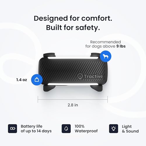 Dog GPS Tracker with Virtual Fence and Vital Signs Monitoring R1119