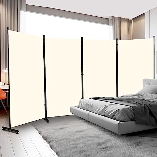 Room Divider 6ft 3 Panel Portable Fabric Partition Screen D7135