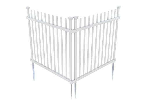 Vinyl Fence Panel 44" W x 41" H, White D72578