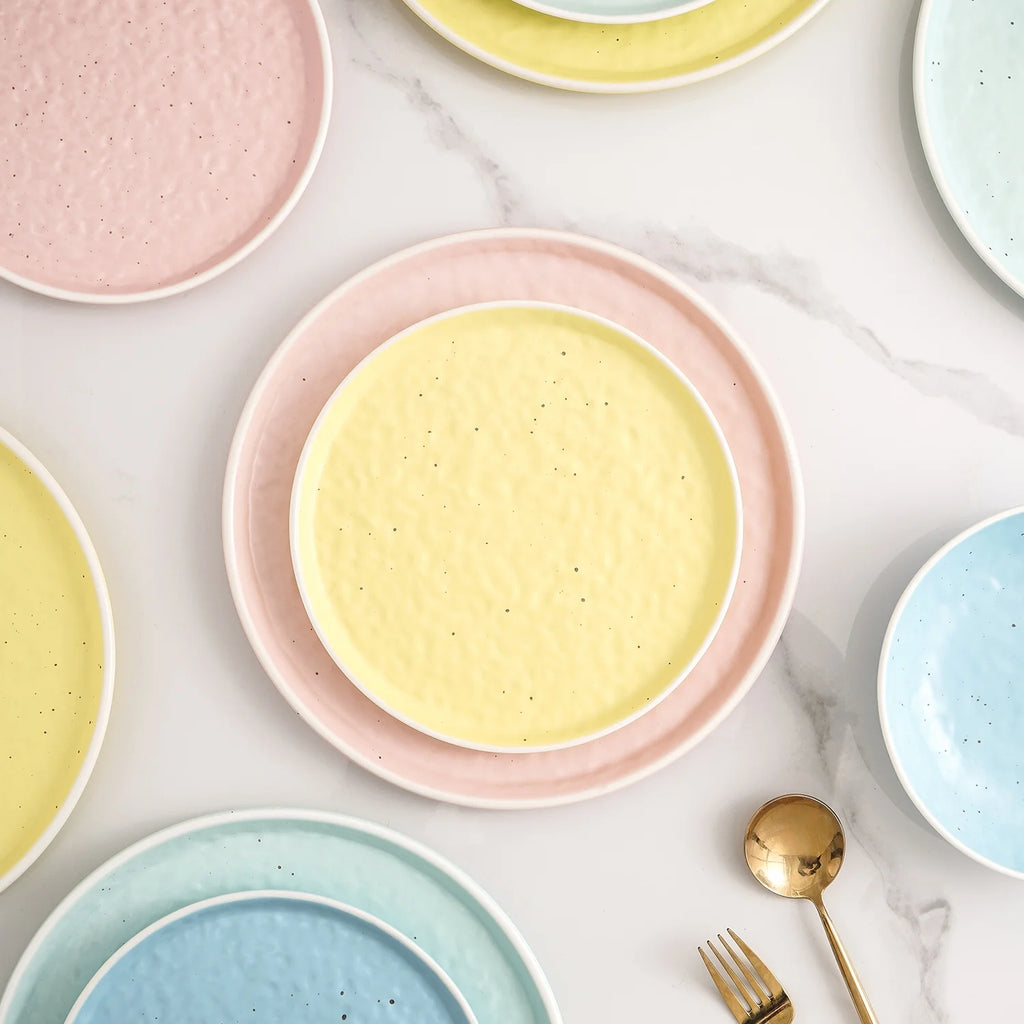 16-Piece Stoneware Dinnerware Set for 4, Multicolor J205