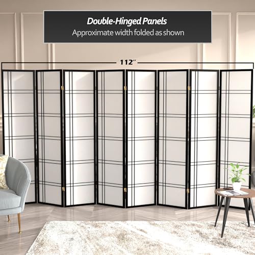 6 Panel Honey Room Divider D80902