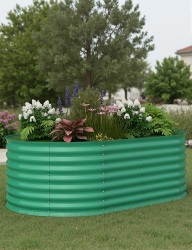 Galvanized Raised Garden Bed for Vegetables, Fruits and Flowers V33720