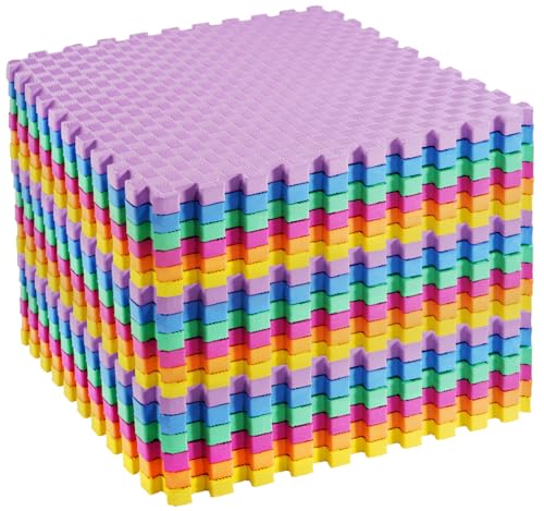 Puzzle Exercise Mat with EVA Foam Interlocking Tiles for MMA, Gymnastics and Home Gym H787