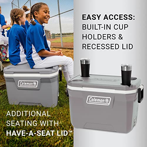 Insulated Portable Hard Cooler, Leak-Resistant, Keeps Ice up to 5 Days N135
