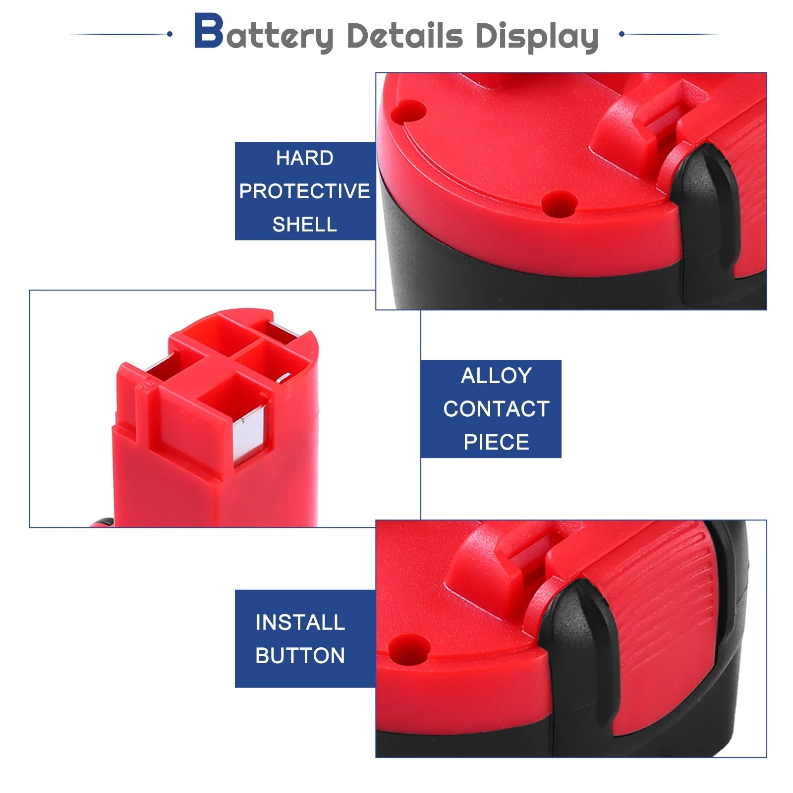 12V 3.6Ah Ni-MH Cordless Power Tool Battery R24554