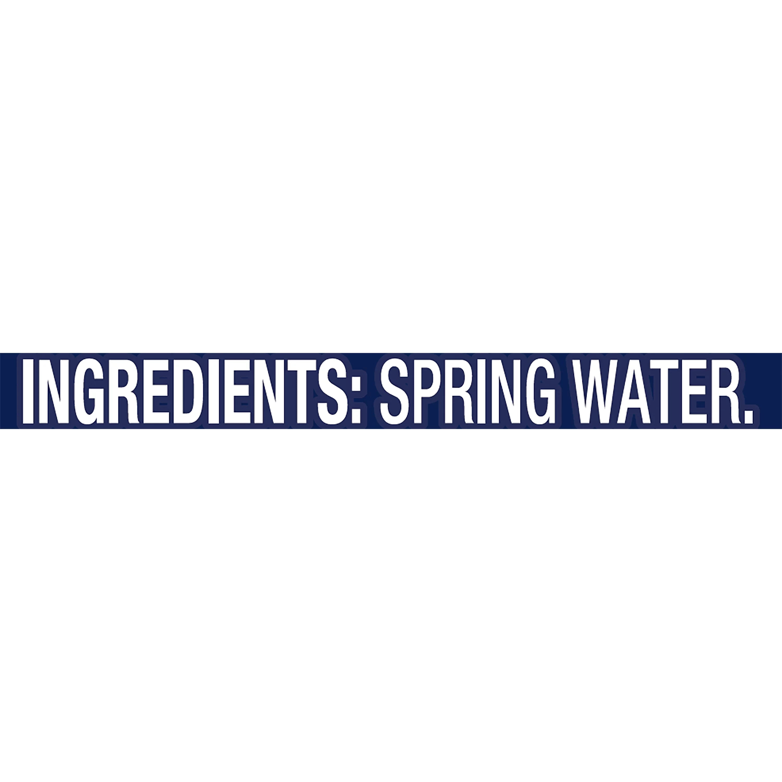 Natural Spring Water 8oz Mini Plastic Bottles 48 Pack Z914