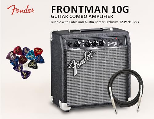 Guitar Combo Amplifier with Cable and 12-Pack Picks C553173