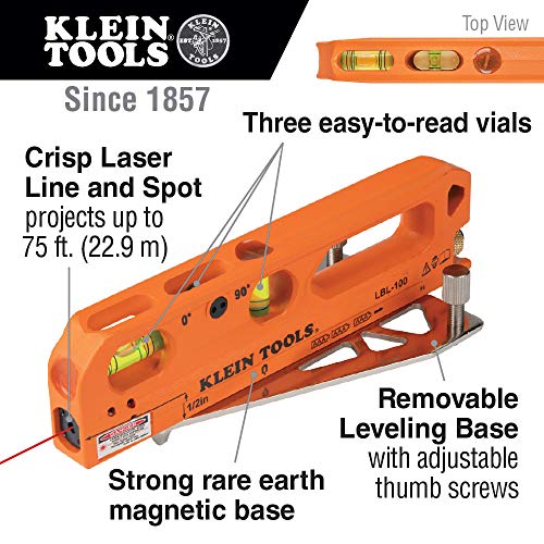 Magnetic Laser Level with Bubble Vials and Laser Line M667