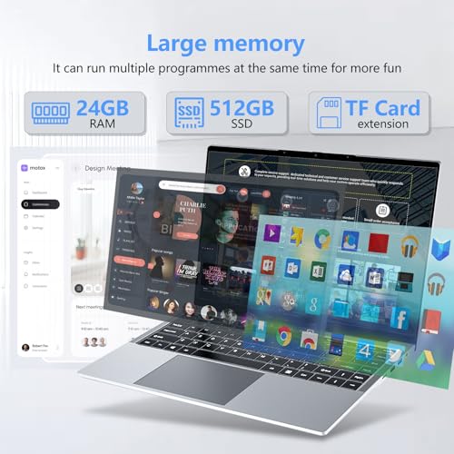 15.6 inch Gaming Laptop, i5 Processor, 24GB RAM, 512GB SSD, Full HD Display G72556