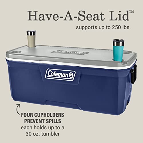 Insulated Portable Hard Cooler, Leak-Resistant, Keeps Ice up to 5 Days N135