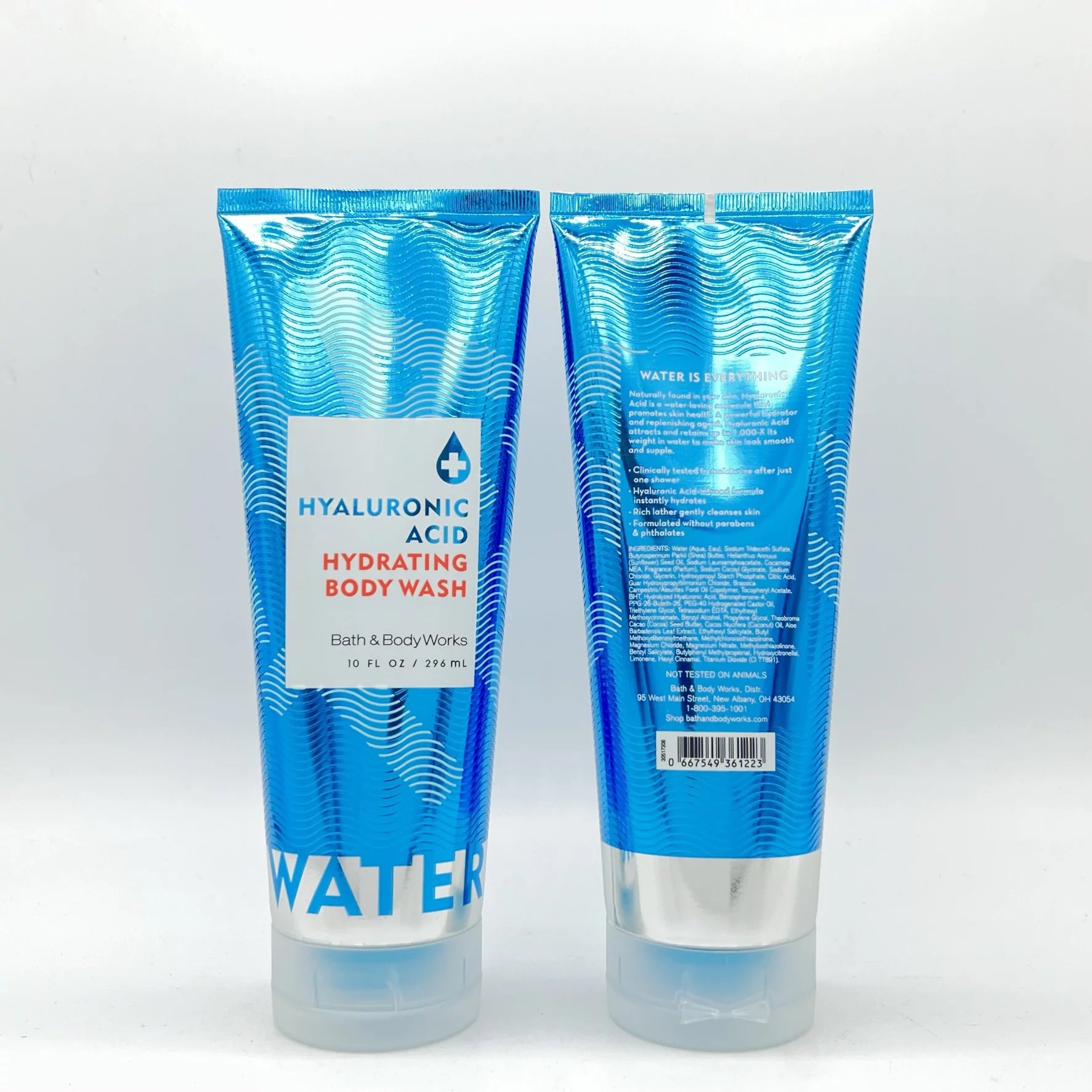 Hyaluronic Acid Hydrating Body Wash, 10oz, Pack of 2 F774149