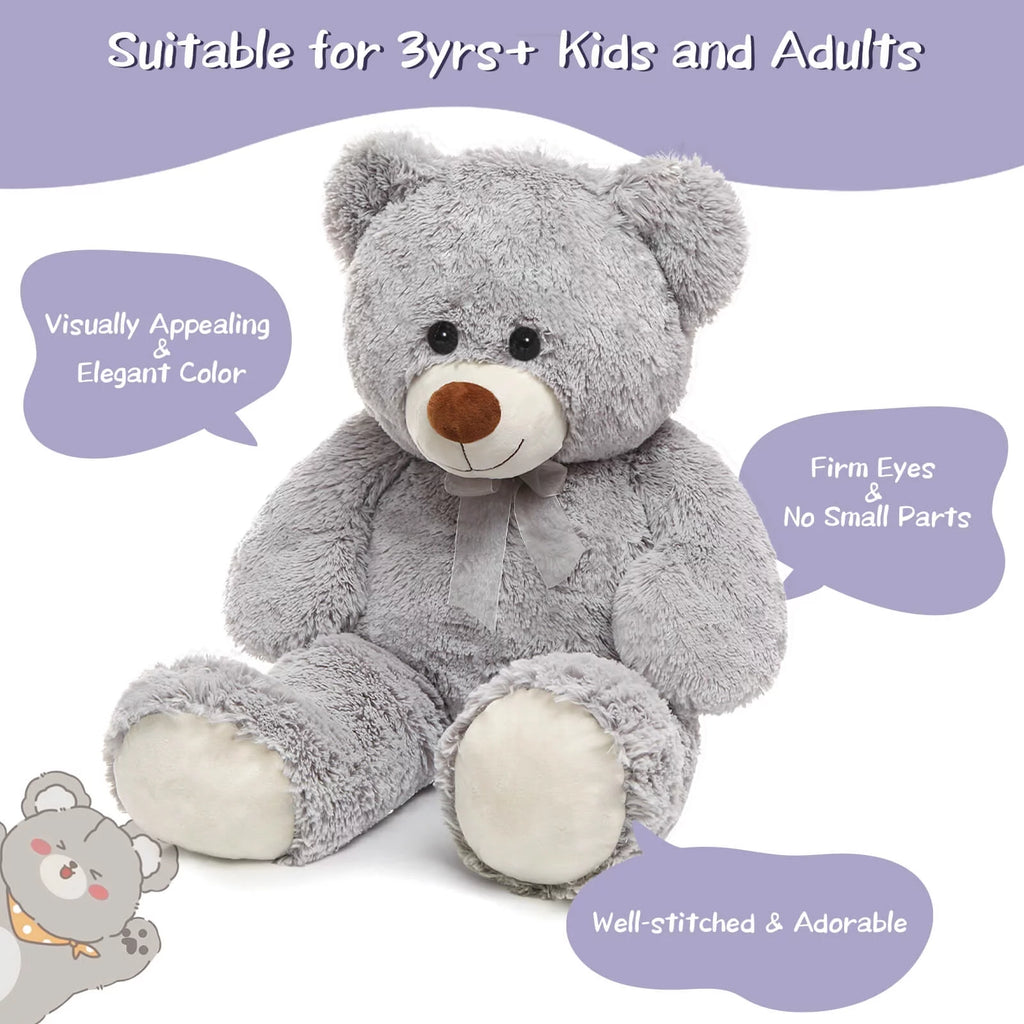 Giant Teddy Bear 35.4" Stuffed Animal Plush Toy N1008