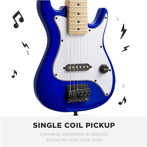 30in Kids Electric Guitar Beginner Starter Kit with Amplifier, Strap, Gig Bag, Picks J4176