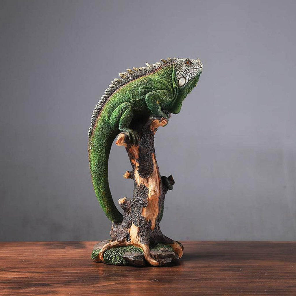Lizard Statue Resin Sculpture for Home Decor U9694