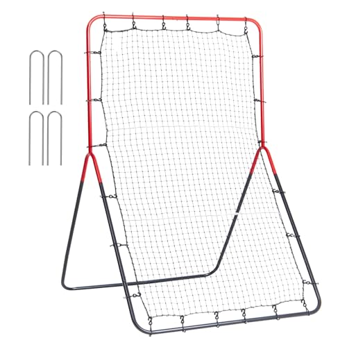 Baseball and Softball Rebounder Net with Pitching Target U4848