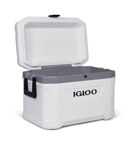 Insulated Portable Hard Side Cooler Ice Chest for Fishing Camping Boating A767409