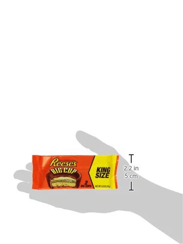 Peanut Butter Big Cup, 2.8 oz, Pack of 16 F498407