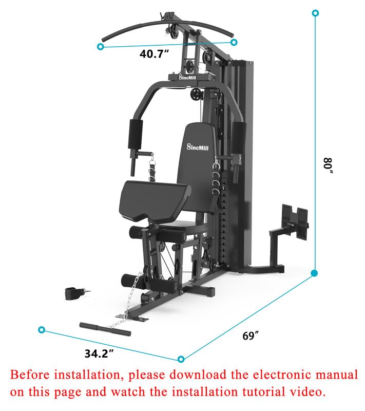 Multifunctional Full Body Workout Equipment for Home Exercise J8656