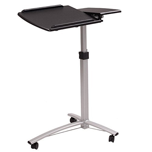 Adjustable Tilt Overbed Table with Wheels for Hospital and Home Use I458