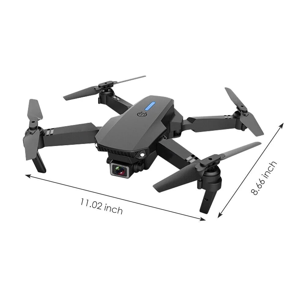 4K HD Dual Camera RC Drone with WiFi FPV, 4 Batteries Included X1312