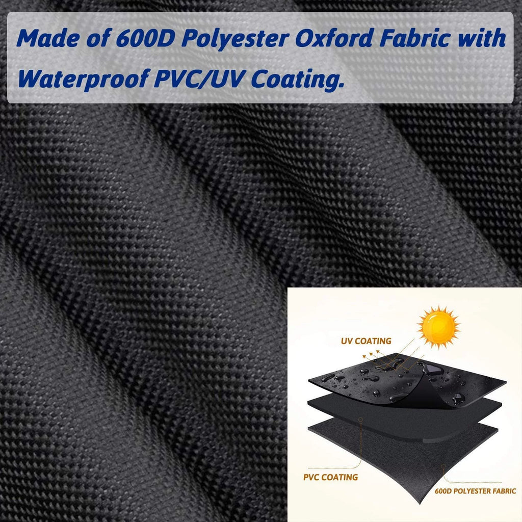 Grill Cover for Flat Top Grill and 4-Burner Griddle BBQ Cover Q720
