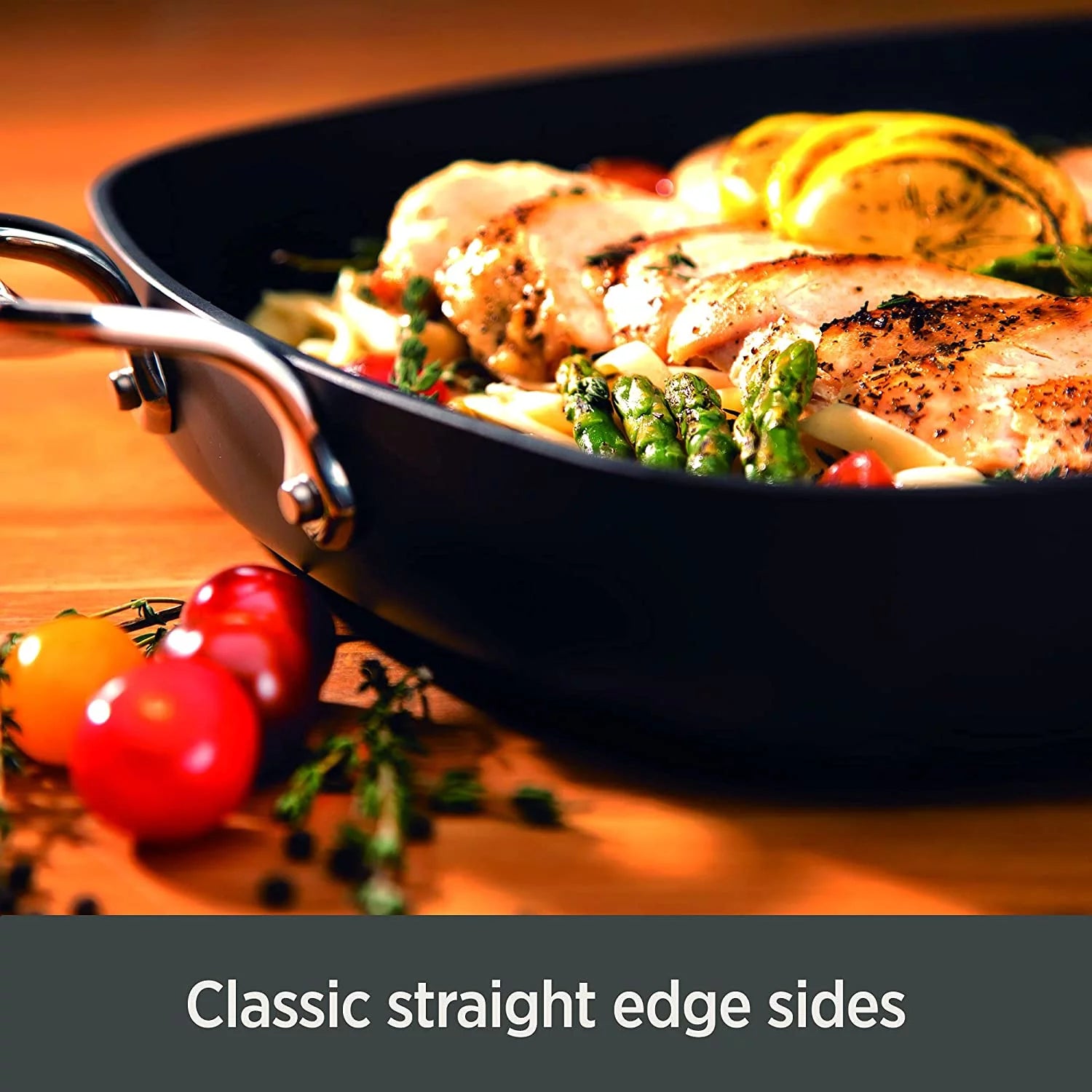 Hard Anodized Nonstick Fry Pan Set, 8.5 & 10.5 Inch I717