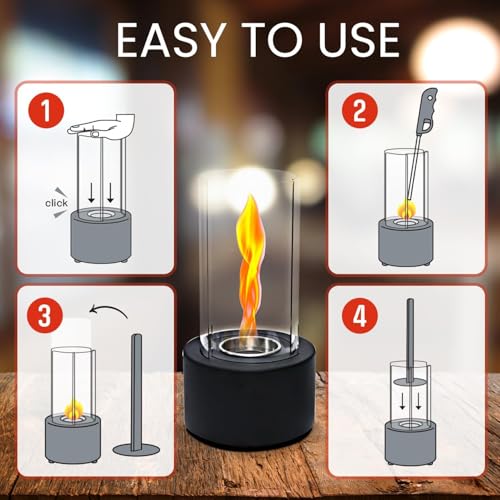 Tabletop Smokeless Fire Pit for Indoor & Outdoor Use U226