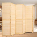 Bamboo Room Divider 4 Panel Freestanding Folding Privacy Screen T33053