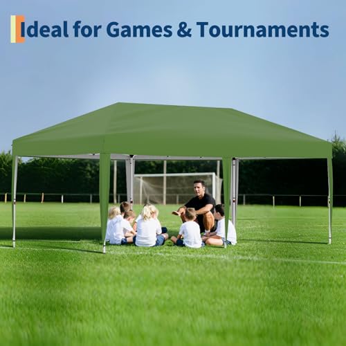 Pop Up Canopy Tent with Roller Bag, Adjustable Height U660