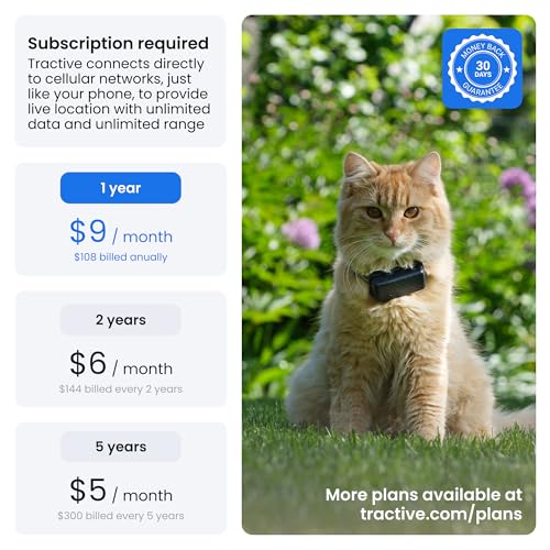 Cat GPS Tracker with Real-Time Location and Activity Monitoring T30192