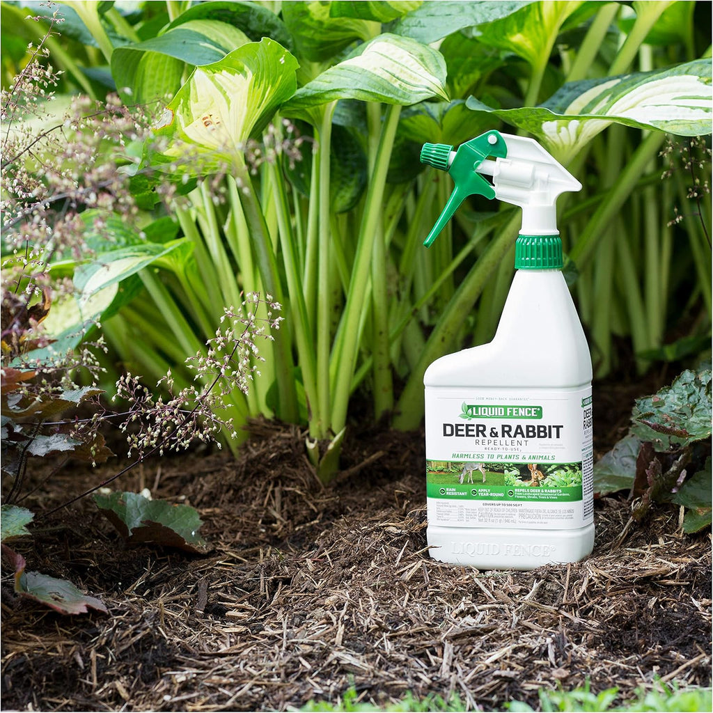 Deer & Rabbit Repellent Ready-to-Use, 32 oz L3257