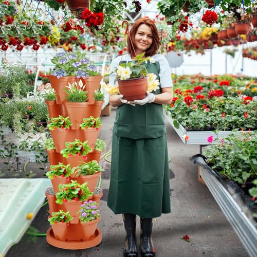 7 Tier Vertical Garden Planter with Watering Bottle and Wheels P37144