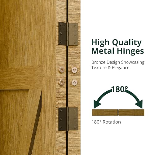 Wood Room Divider, 4 Panel 66.9 Inch Folding Privacy Screen, Freestanding Partition L84708