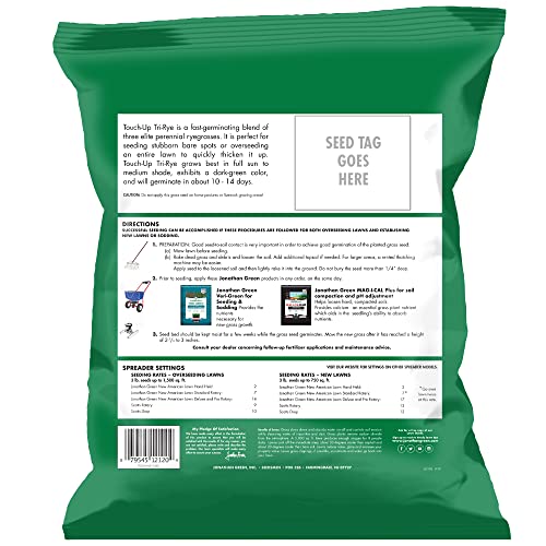 Perennial Ryegrass Grass Seed for Cool Season Lawns, 3 lb Q56345