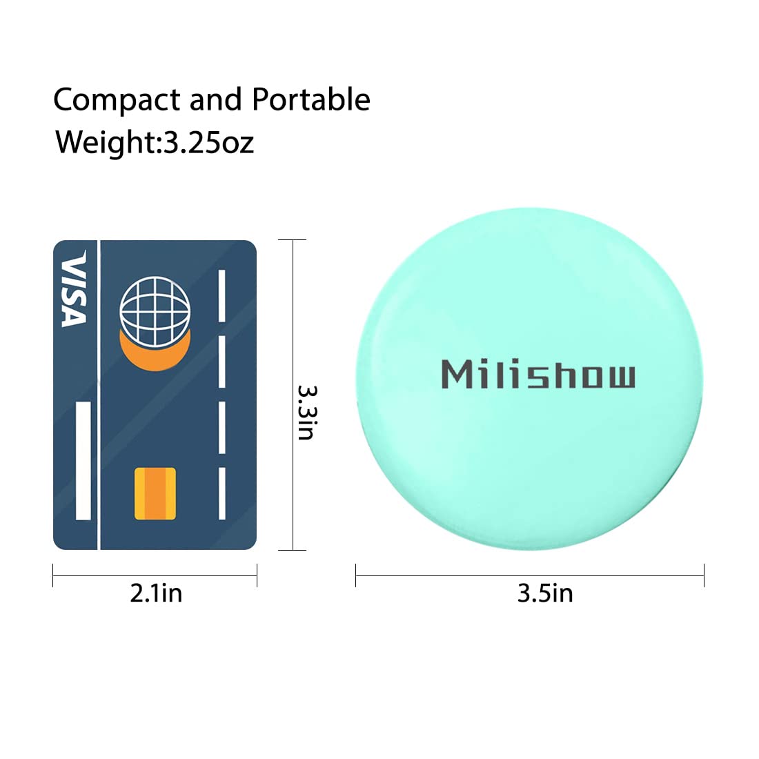 LED Light Compact Mirror with 10x Magnification and Tweezer Set K3737