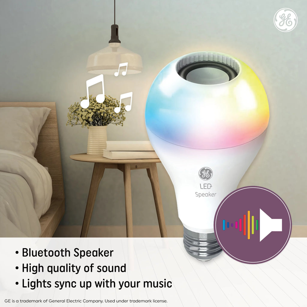 LED Light Bulb, Color Changing, 60W, A21, Medium Base, 2-Pack L502