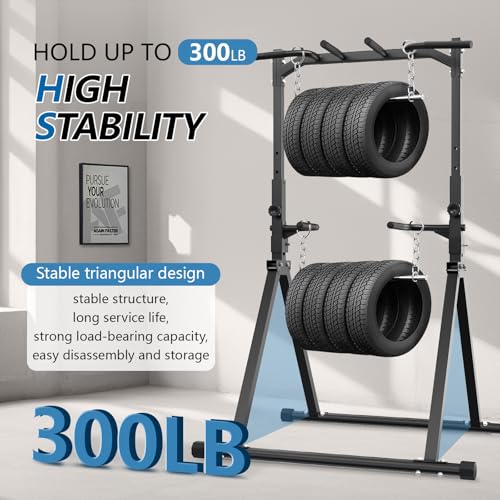 Pull Up Bar Dip Station for Home Gym Strength Training C855