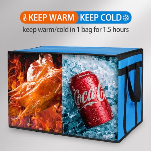 Insulated Food Delivery Bag Hot Cold Meal Carrier F1699