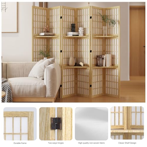 Japanese Shoji Style Folding Room Divider, 4 Panels, Black G5567